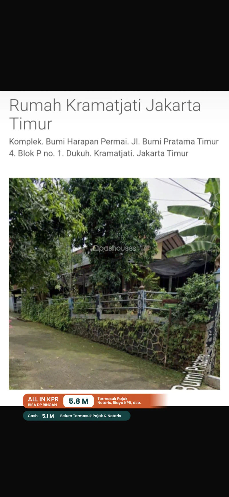 Komplek Bumi Harapan Permai Blok P No.1